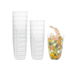 Bev Tek 5 oz Round Clear Plastic Edge Glass - 2 1/4