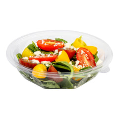 Basic Nature 12 oz Round Clear PLA Plastic To Go Bowl - Compostable - 6