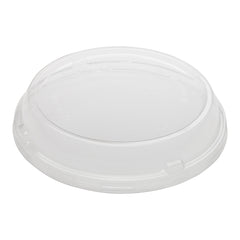 Basic Nature Round Clear Plastic Deli Container Dome Lid - Compostable - 4 1/2
