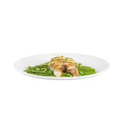 Voga Oval White Melamine Small Plate - Classic - 10