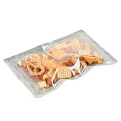 Bag Tek Black Plastic Small Sandwich and Snack Bag - Heat Sealable - 8 1/4