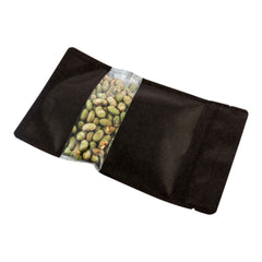 Bag Tek Black Plastic Medium Window Bag - Heat Sealable - 8