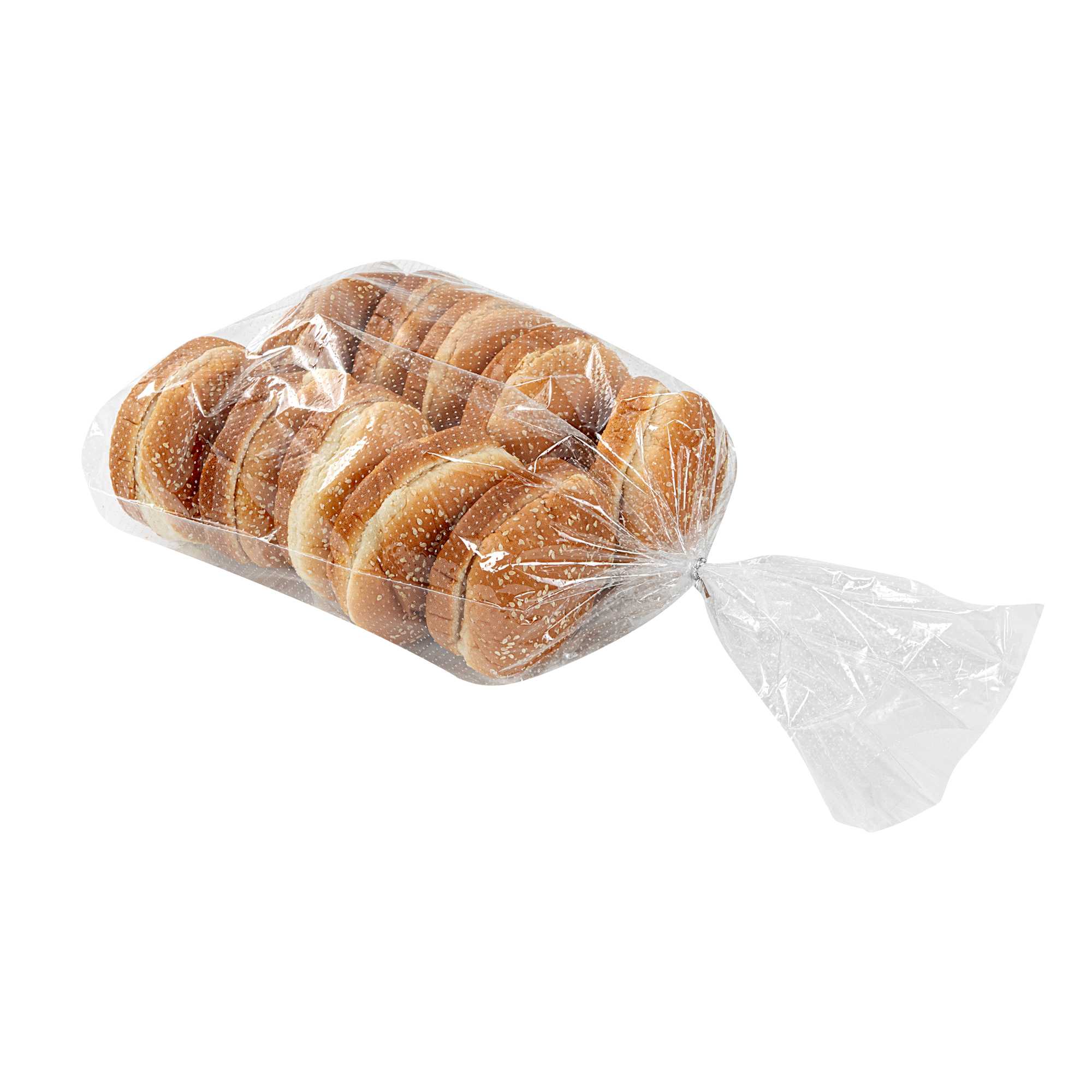 Bag Tek Clear Plastic Bread Bag - Micro-Perforated, with Wicket Dispenser - 11" x 20" - 2000 count box