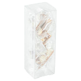 Sweet Vision Clear Plastic Candy Box - Tuck Top, with Sleeve - 4 1/4" x 1 1/2" x 1 1/2" - 100 count box