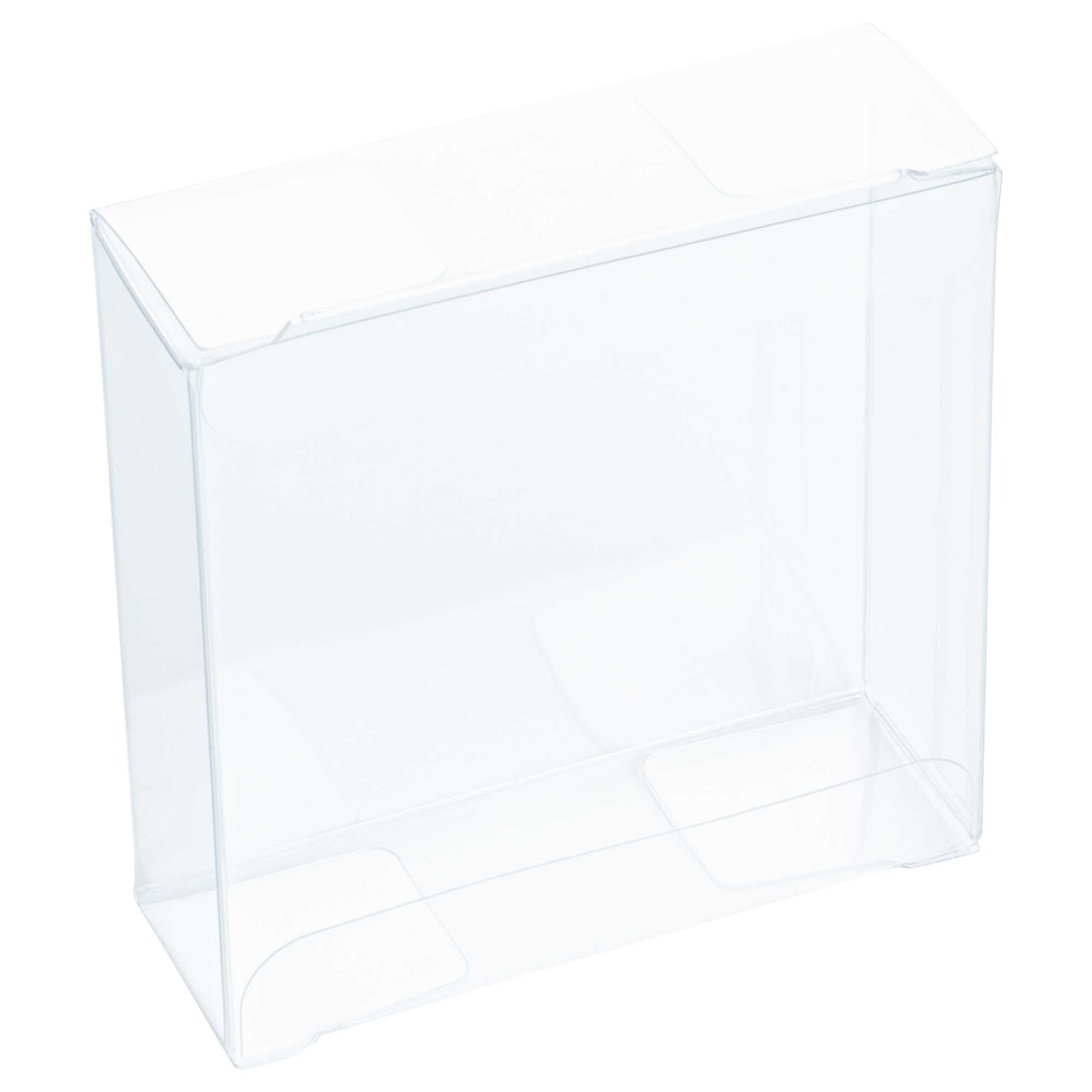 Sweet Vision Square Clear Plastic Candy Box - 3 1/4" x 1 x 3 1/4" - 400 count box