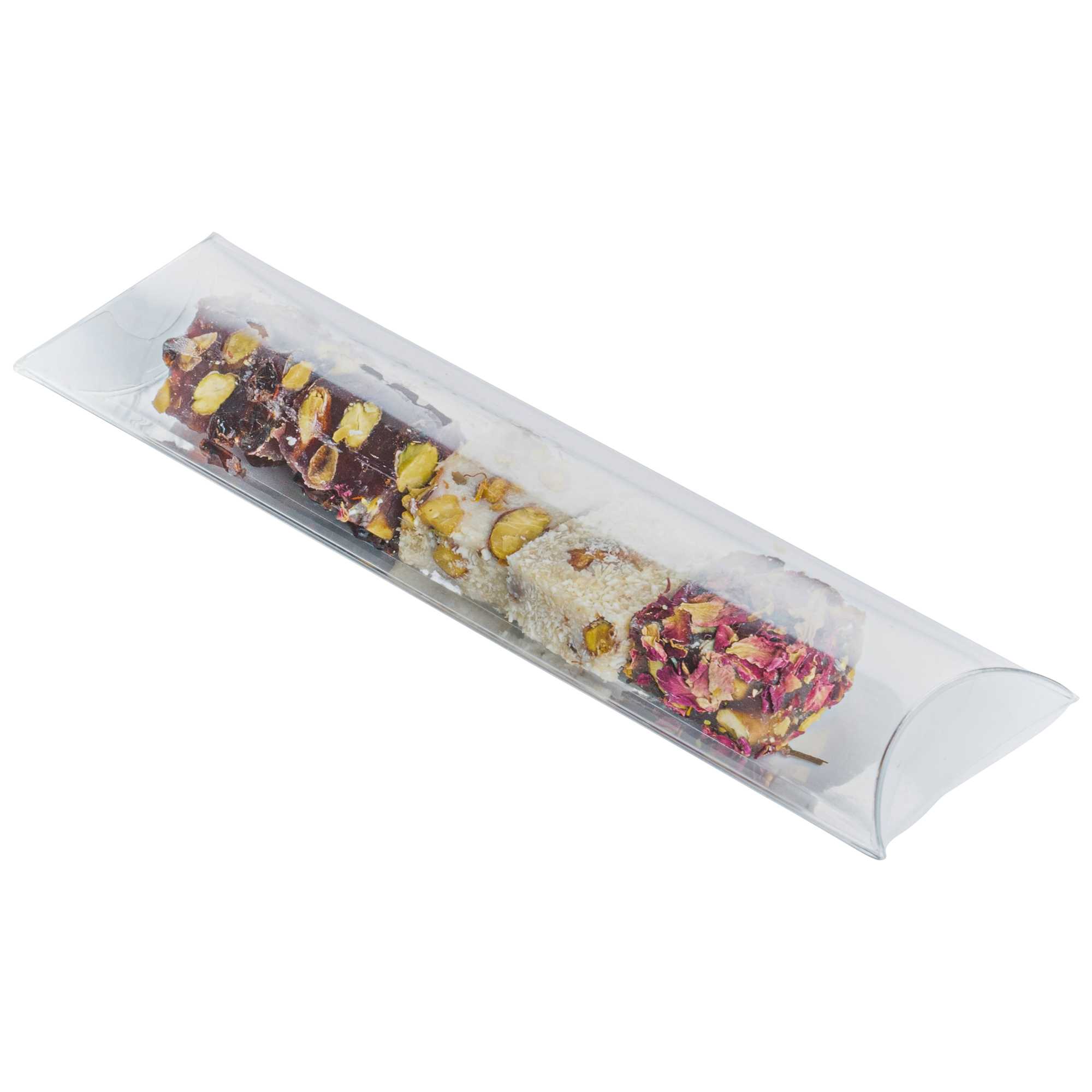 Sweet Vision Pillow Clear Plastic Gift Box - 7" x 2" x 3/4" - 1000 count box
