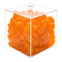 Clear Tek Clear Acrylic Medium Candy Container - Display Box - 6