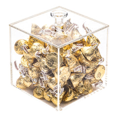 Clear Tek Clear Acrylic Small Candy Container - Display Box - 4
