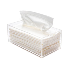 Clear Tek Clear Acrylic Tissue Box - 8 3/4