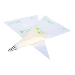 Pastry Tek Clear Plastic Pastry Piping Bag - Biodegradable - 12