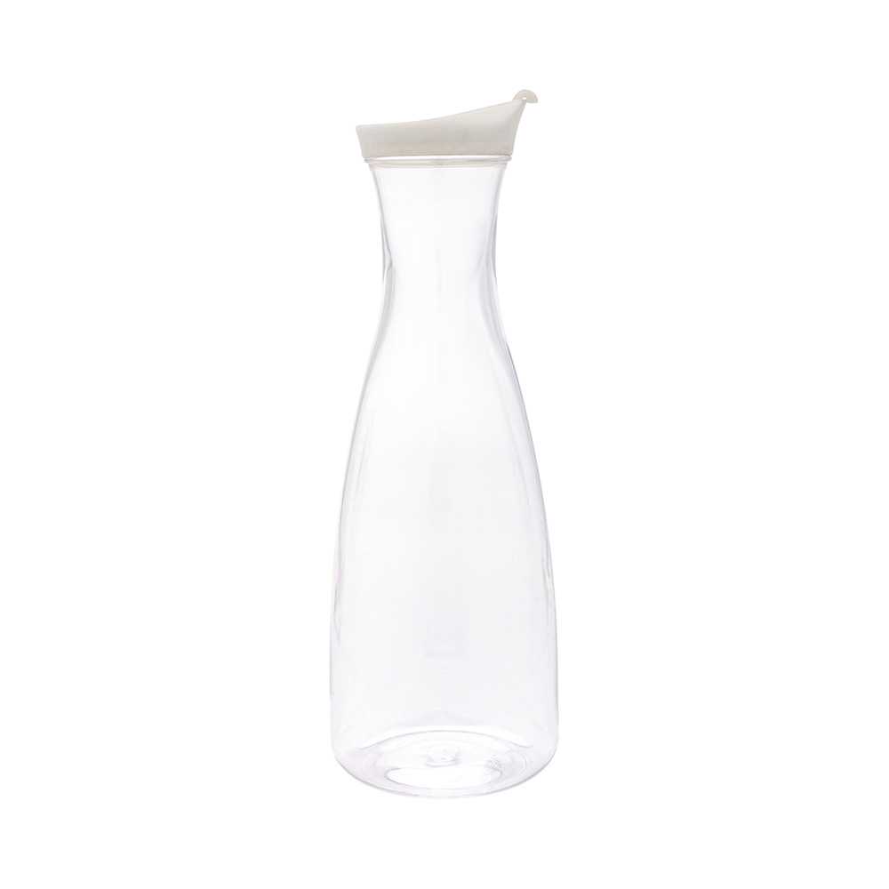 Bar Lux 34 oz Clear Plastic Carafe - with Lid - 24 count box