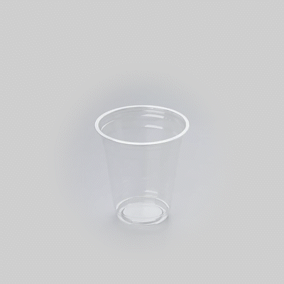 Restaurantware Clear Plastic Tumbler 1000 Count 12 Ounce Rolled Rim Plastic Beverage Cup Freezer-Safe Transparent Drink Cup Durable Design Clear Plast
