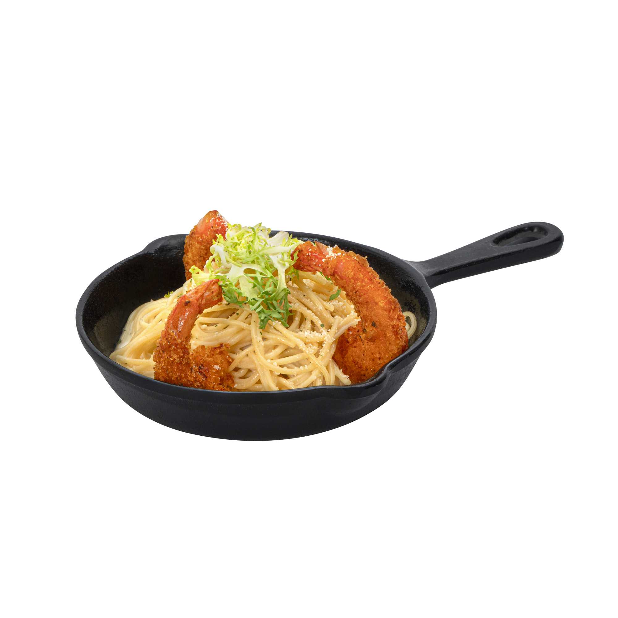 Voga 12 oz Black Melamine Serving Dish with Handle - Faux Cast Iron - 10" x 6 3/4" x 1 1/4" - 72 count box