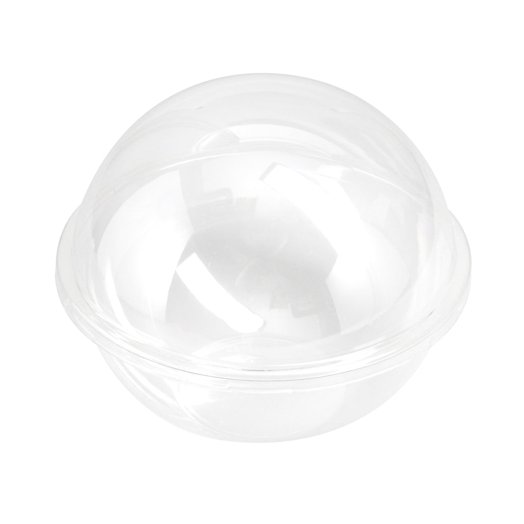 Sphere Shape Container Thermo Tek 28 oz Clear Plastic Sphere Salad Container - with Dome Lid ...