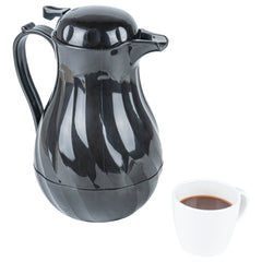 Restpresso 64 oz Black Thermal Coffee Carafe / Server - 8 3/4