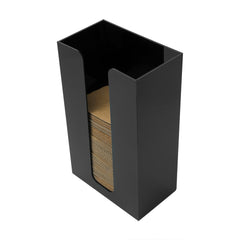 Restpresso Black Acrylic Vertical Coffee Cup Sleeve Dispenser - 6