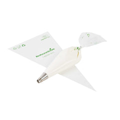 Pastry Tek Clear Plastic Pastry Piping Bag - Recyclable - 21