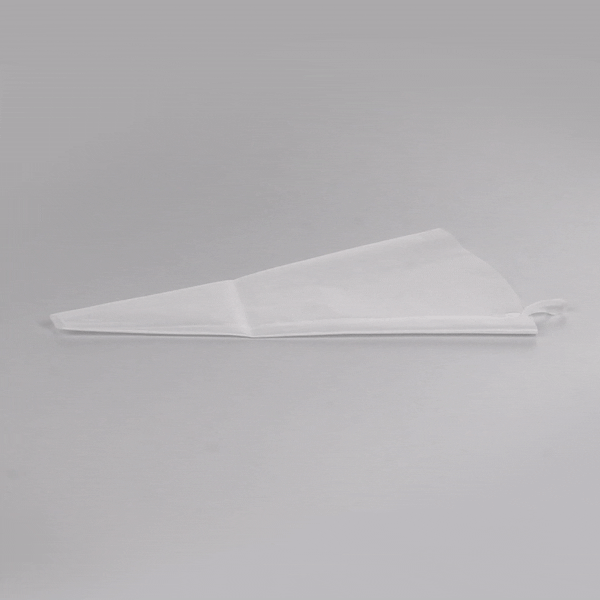 Pastry Tek White Silicone Pastry Piping Bag 10 1/4" x 6 1/4" 2
