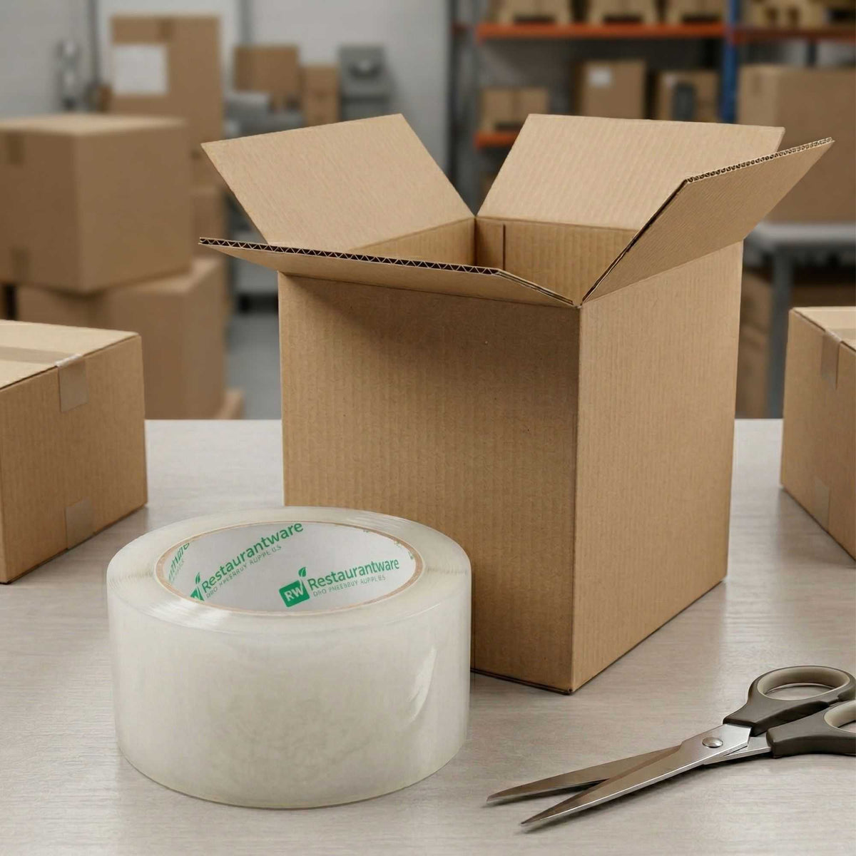 Handy Tek Clear Industrial Tape - 2 mil - 3" x 110 yds - 24 count box
