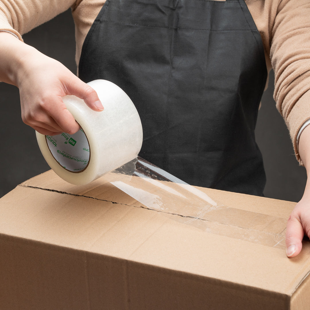 RAJA Nastro Adesivo In Carta, 50 Mm X 50 M, Avana (confezione 6 Rotoli - Foto 6