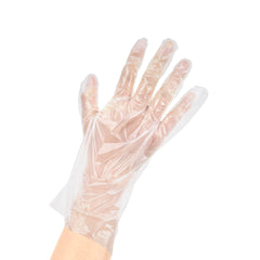 Eco Serve Clear Plastic Small Compostable Glove - Powder-Free - 10 1/4