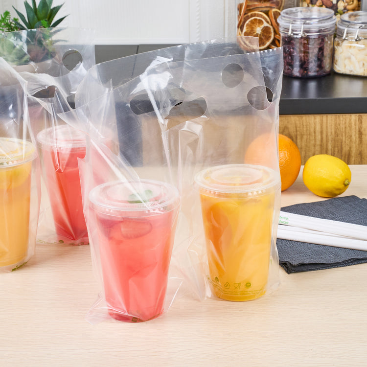 Juice Lunch Bags Made From Recycled Material Basic Nature Clear