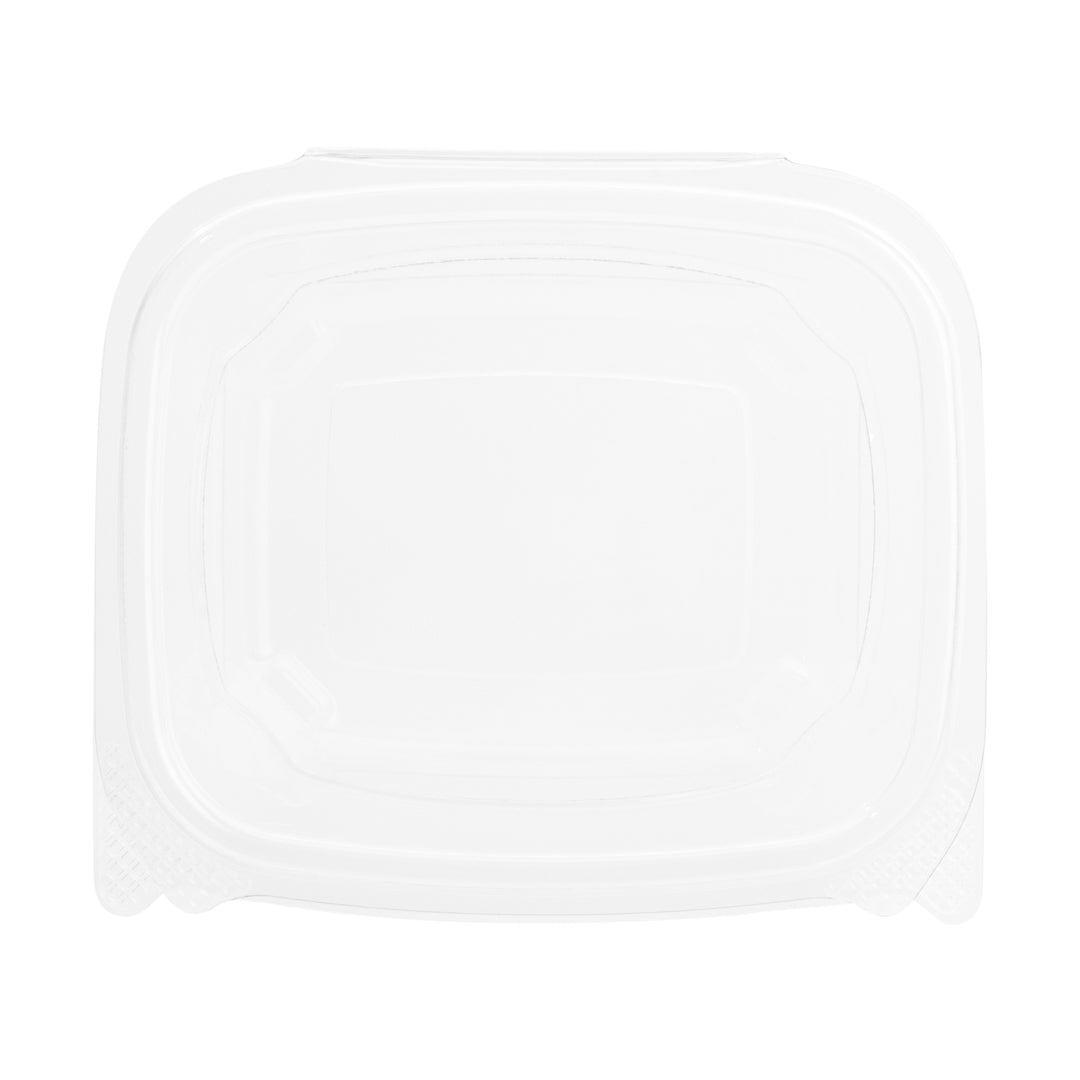 Thermo Tek 16 oz Rectangle Clear Plastic Deli / Snack Container - with ...