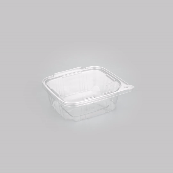 Dart PET Plastic Container With Flat Lid, Tamper-Evident/Resistant