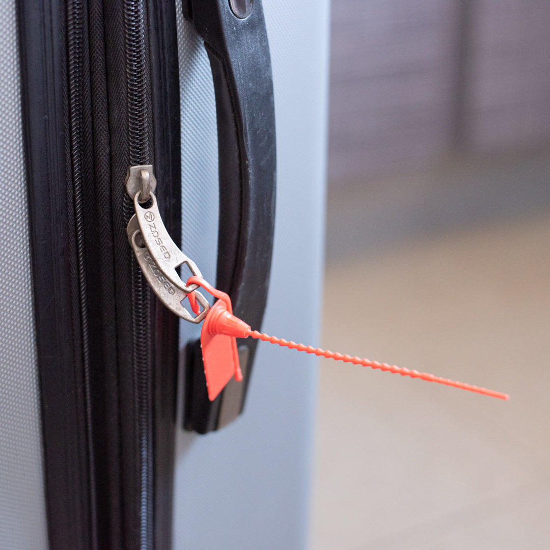 Serve Secure Red Security Zip Tie - Tamper-Evident - 7 3/4" - 100 count box