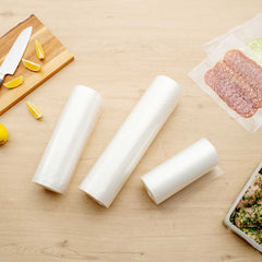 Fresh Hero Clear Plastic Full Mesh External Vacuum Sealer Bag Roll - 3 mil - 15
