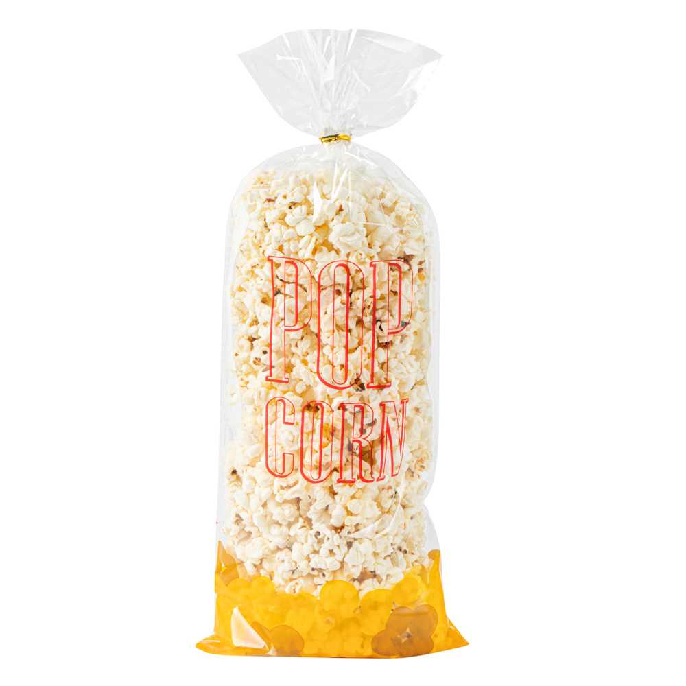 Bag Tek Clear Plastic Popcorn Bag - 17" x 7" - 4000 count box