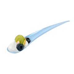 Blue Plastic Deco Party Spoon - 8