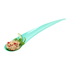 Teal Plastic Deco Party Spoon - 8