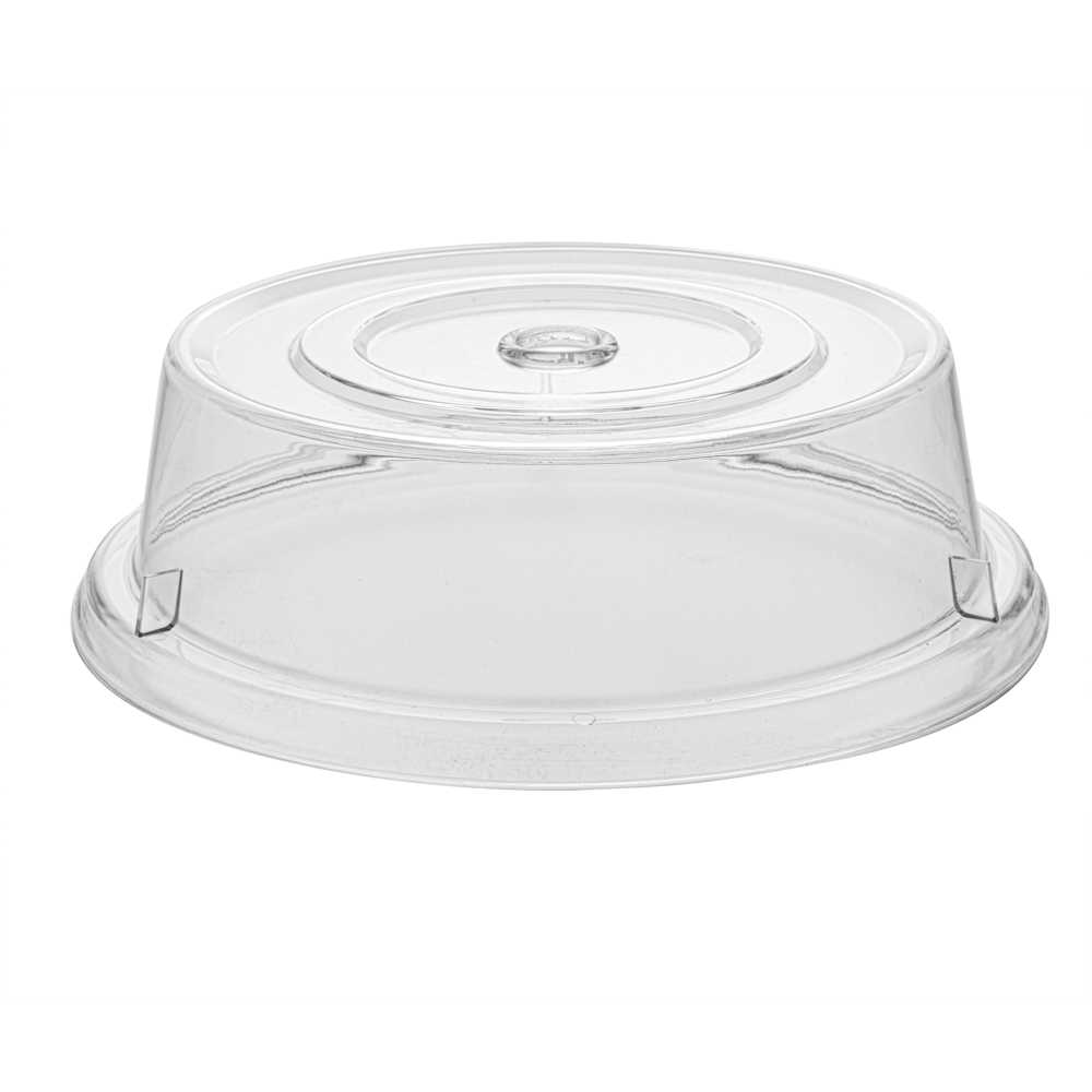 Cater Tek Clear Polycarbonate Plate Cover - 9 1/2" - 20 count box