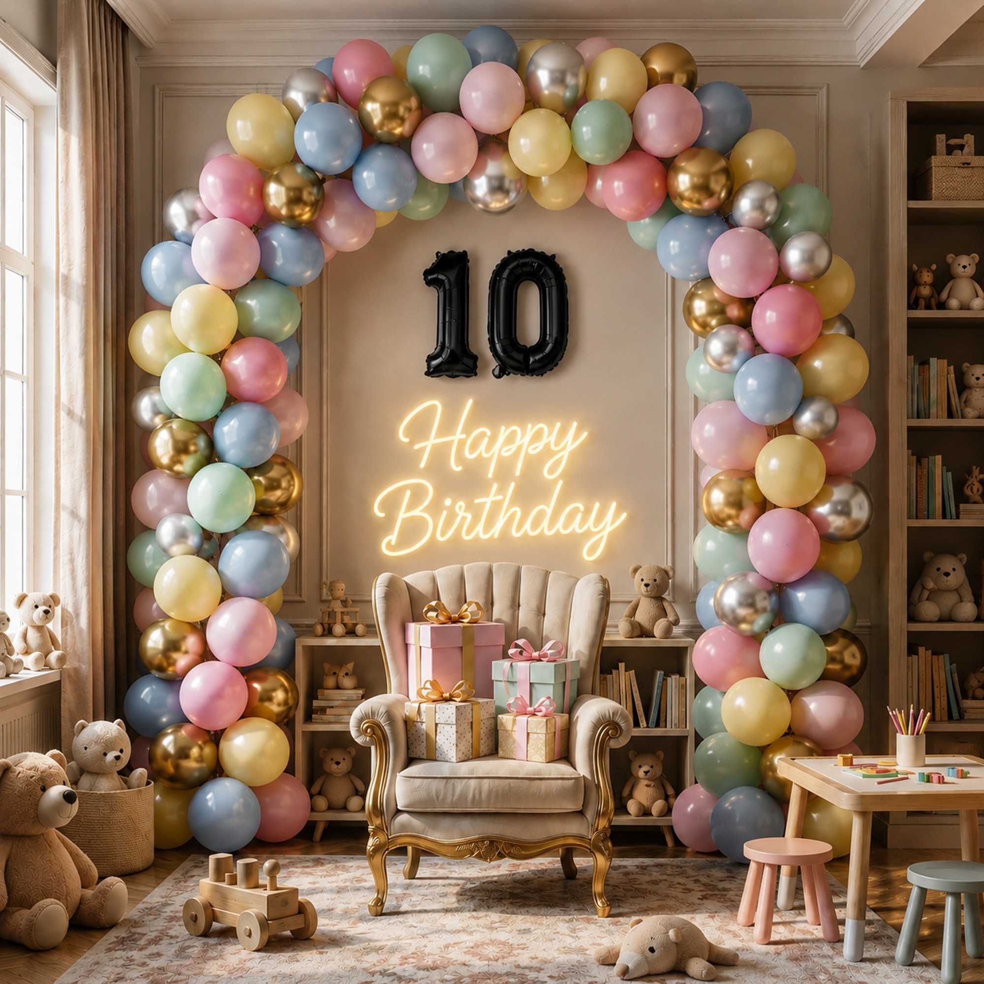 Balloonify Black Mylar Number 0 Balloon - 16" - 1 count box