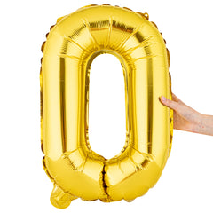 Balloonify Gold Mylar Number 0 Balloon - 16