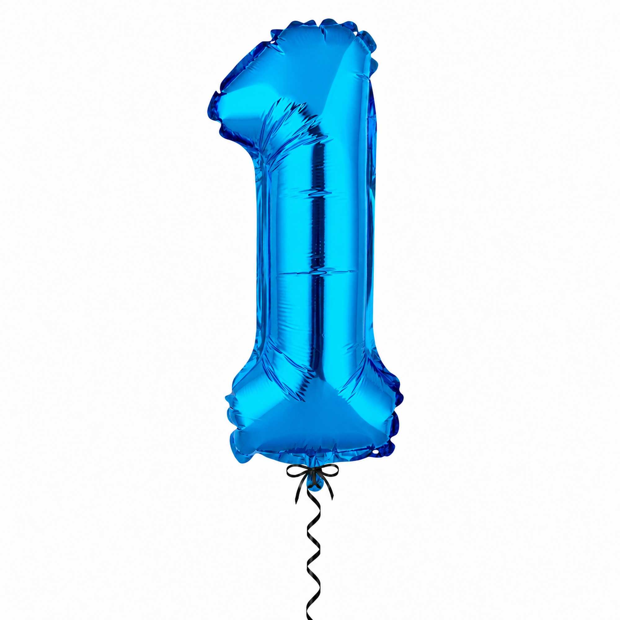 Balloonify Blue Mylar Number 1 Balloon - 16" - 1 count box