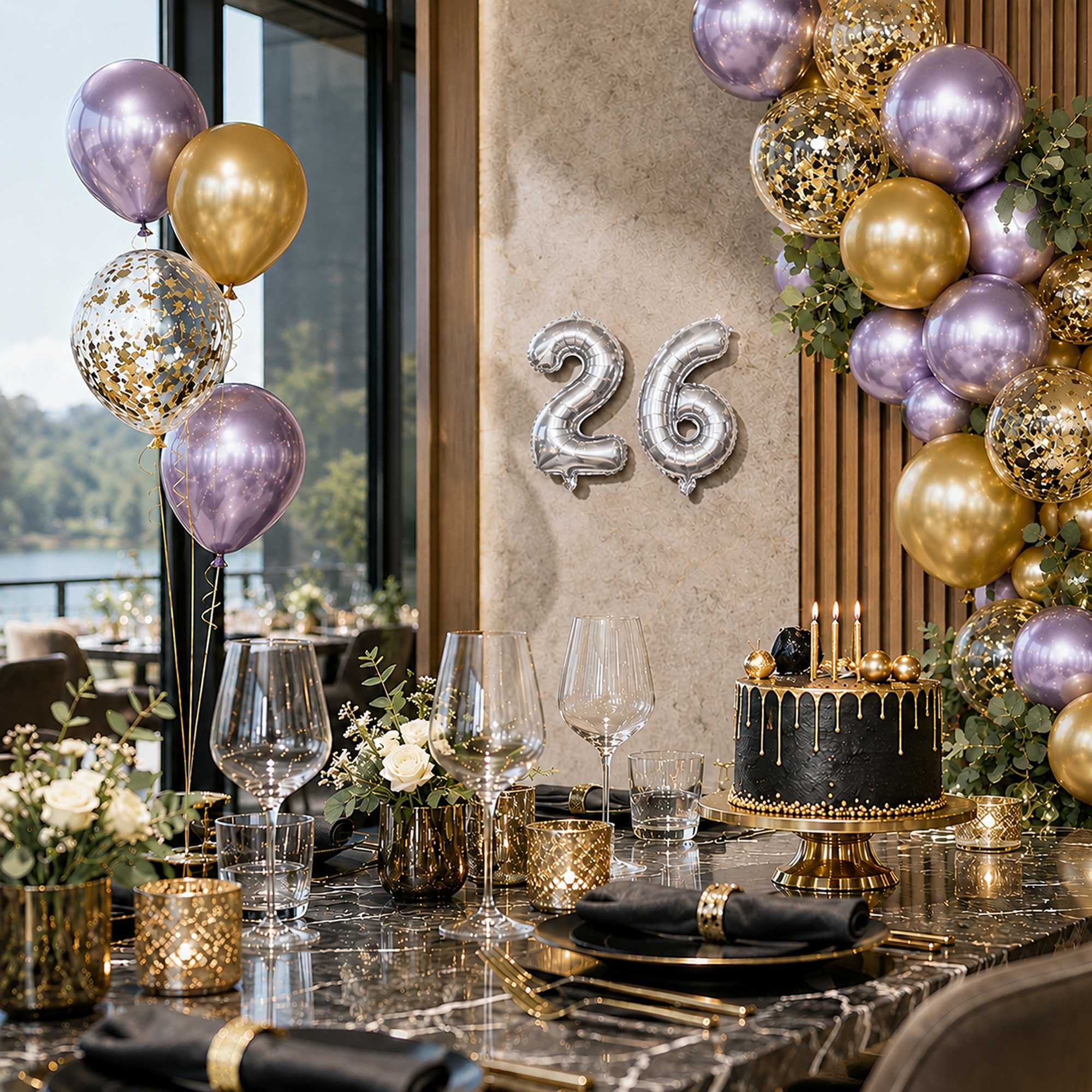 Balloonify Silver Mylar Number 6 Balloon - 16" - 1 count box