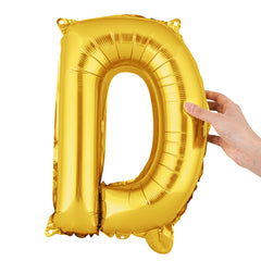 Balloonify Gold Mylar Letter D Balloon - 16