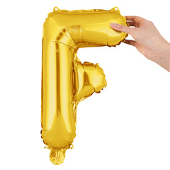 Balloonify Gold Mylar Letter F Balloon - 16