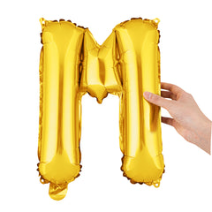 Balloonify Gold Mylar Letter M Balloon - 16