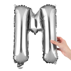 Balloonify Silver Mylar Letter M Balloon - 16