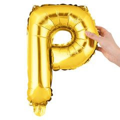 Balloonify Gold Mylar Letter P Balloon - 16