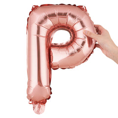 Balloonify Rose Gold Mylar Letter P Balloon - 16