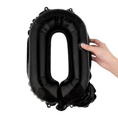 Balloonify Black Mylar Letter Q Balloon - 16