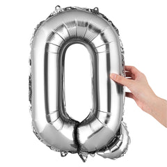 Balloonify Silver Mylar Letter Q Balloon - 16