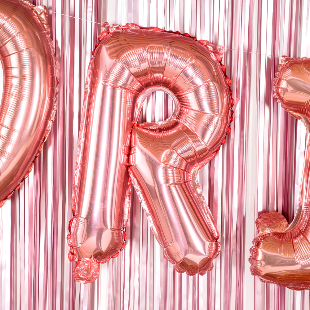 Balloonify Rose Gold Mylar Letter R Balloon - 16
