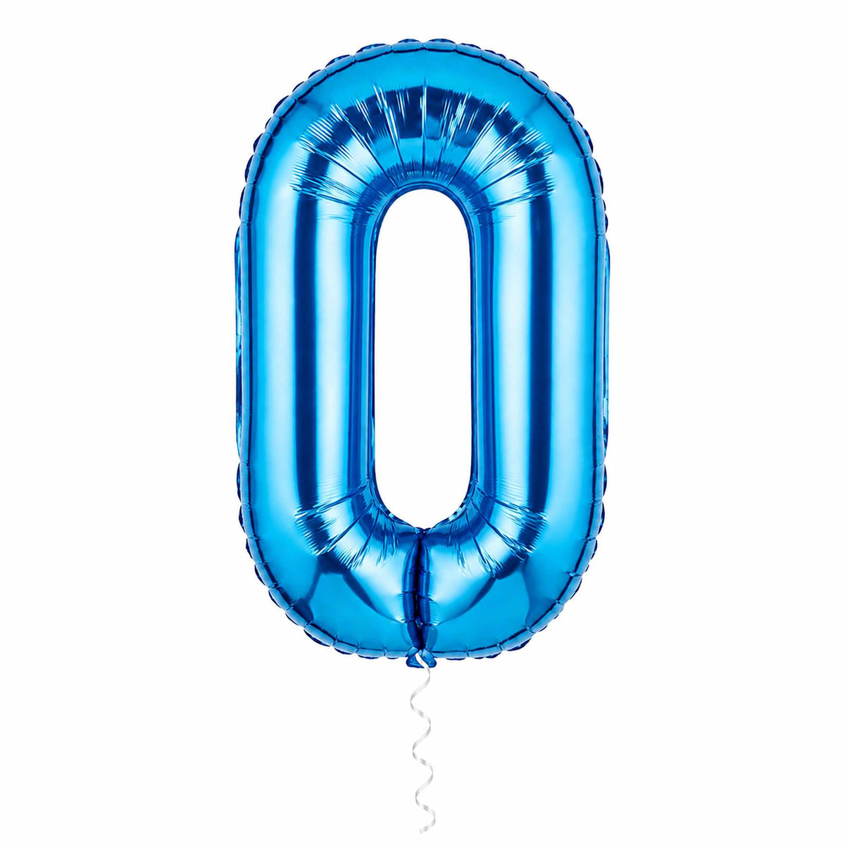 Balloonify Blue Mylar Number 0 Balloon - 40" - 1 count box