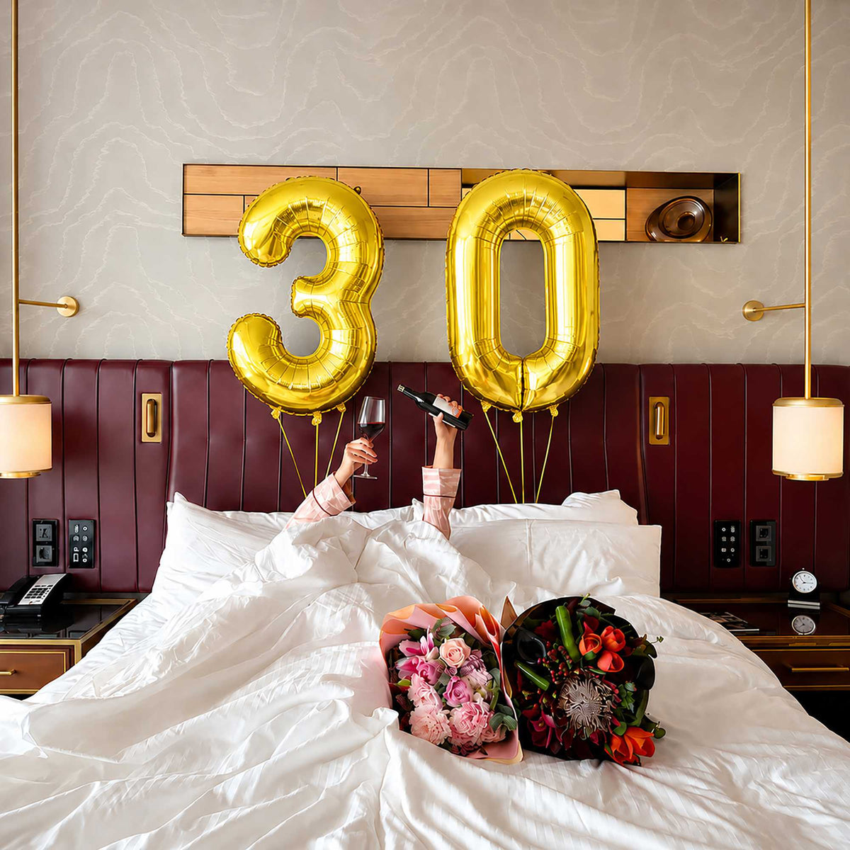 Balloonify Gold Mylar Number 0 Balloon - 40" - 1 count box