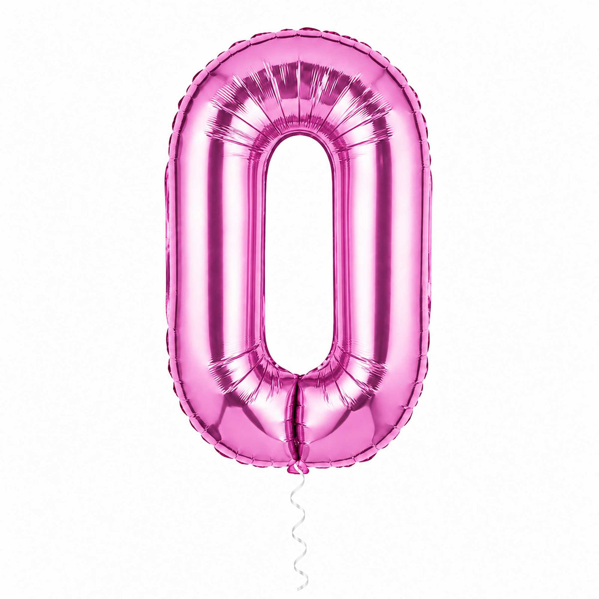 Balloonify Pink Mylar Number 0 Balloon - 40" - 1 count box